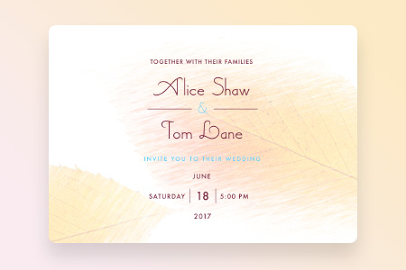 Wedding Invitation Templates